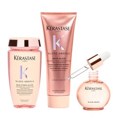 Gloss Absolu Trio Glaze Glaze Anti-Frizz Για Λεία & Λαμπερά Μαλλιά Με Κίνηση, Kérastase